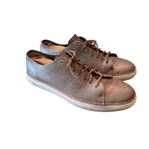 Frye Gates Low Lace Leather Shoes
